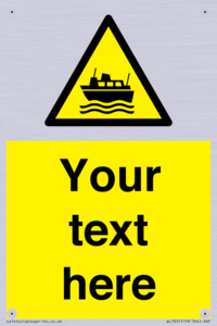 Custom warning ferries crossing vessels